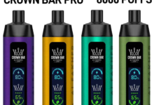 AL FAKHER CROWN BAR CRYSTAL 9000 PUFFS: DURABLE, SILKY, AND CHIC